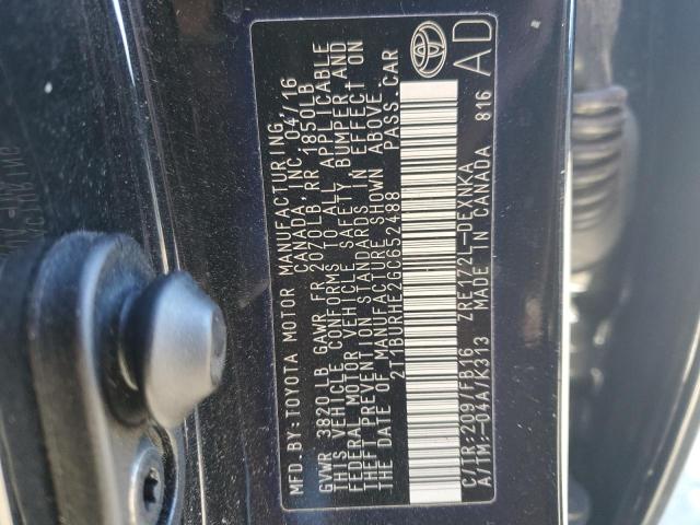 2016 TOYOTA COROLLA L - 2T1BURHE2GC652488