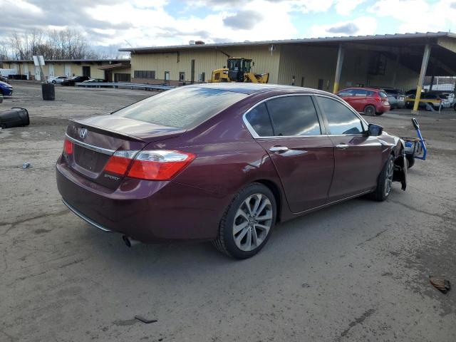 HONDA ACCORD SPO 2013 burgundy  gas 1HGCR2F51DA059786 photo #4