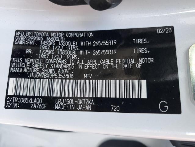 2023 LEXUS GX 460 LUX JTJGM7BX9P5353806