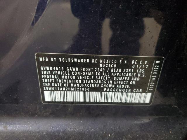 2017 VOLKSWAGEN GOLF SPORT - 3VW017AU2HM521850