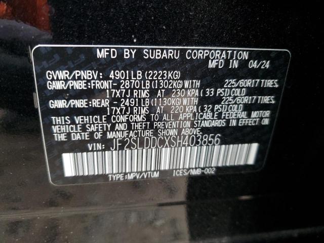2025 SUBARU FORESTER P - JF2SLDDCXSH403856
