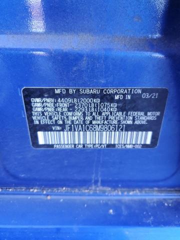 2021 SUBARU WRX PREMIU - JF1VA1C68M9806121