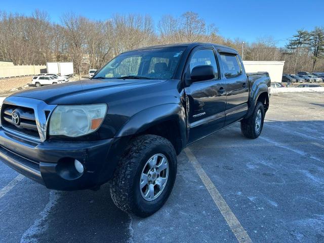 TOYOTA TACOMA DOU 2006 black crew pic gas 5TELU42N76Z265055 photo #1