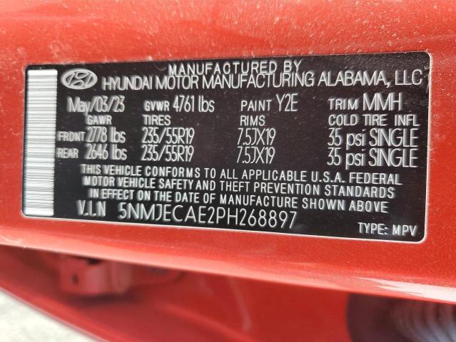 2023 HYUNDAI TUCSON LIM 5NMJECAE2PH268897