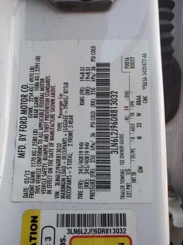 2013 LINCOLN MKZ - 3LN6L2J96DR813032
