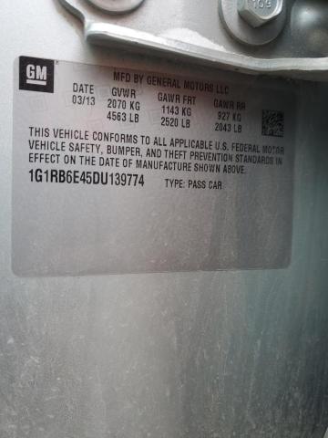 2013 CHEVROLET VOLT - 1G1RB6E45DU139774