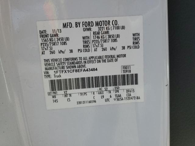 2014 FORD F150 SUPER - 1FTFX1CF8EFA43484