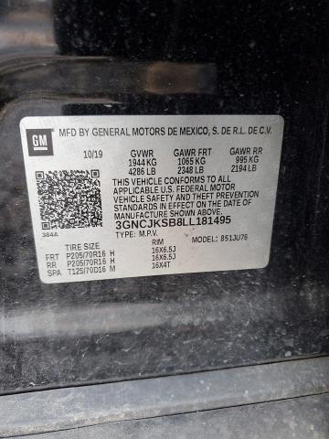 2020 CHEVROLET TRAX LS - 3GNCJKSB8LL181495