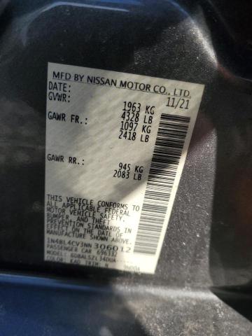 2022 NISSAN ALTIMA SR 1N4BL4CV3NN306012