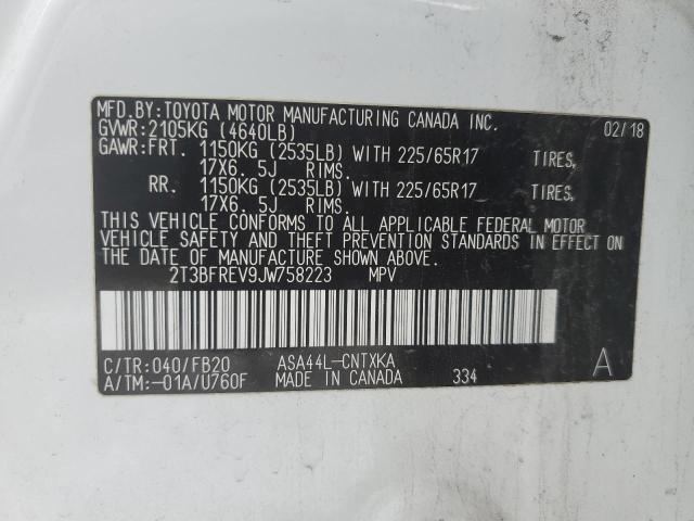 2018 TOYOTA RAV4 LE - 2T3BFREV9JW758223