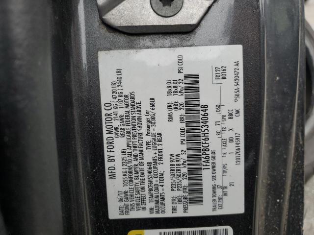 2017 FORD MUSTANG GT 1FA6P8CF6H5340648
