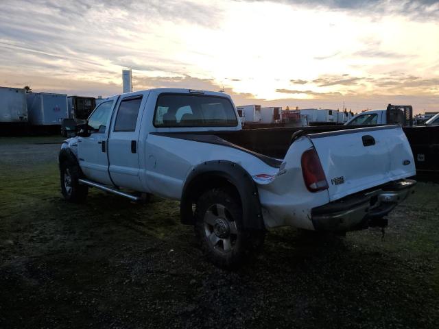 FORD F350 SRW S 2005 white  diesel 1FTWW31P35EB10427 photo #3