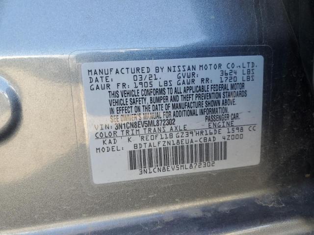 2021 NISSAN VERSA SV - 3N1CN8EV5ML872302