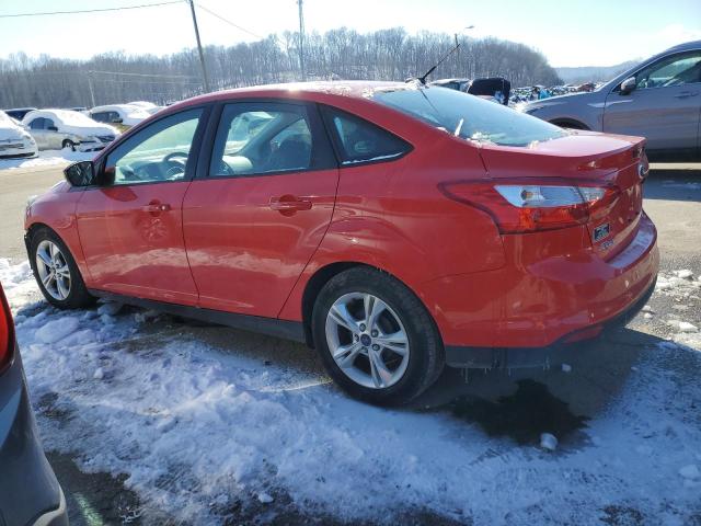 FORD FOCUS SE 2014 red  gas 1FADP3F24EL253082 photo #3