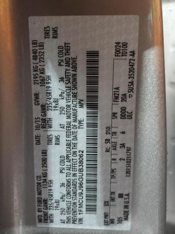 2016 FORD ESCAPE TIT - 1FMCU9J96GUB38062