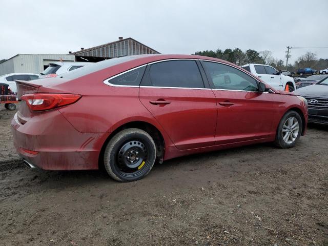 HYUNDAI SONATA SE 2015 red sedan 4d gas 5NPE24AF5FH121287 photo #4