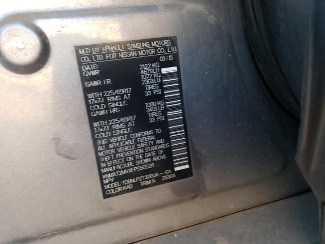 2015 NISSAN ROGUE S - KNMAT2MVXFP550528