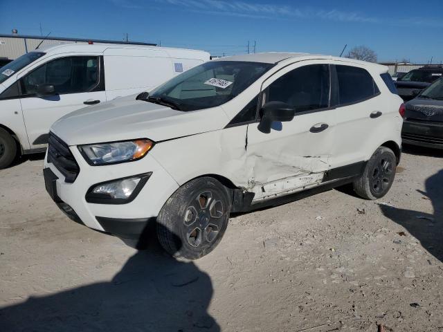 FORD ECOSPORT S 2019 white  gas MAJ3S2FE9KC298867 photo #1