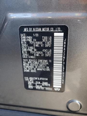 2020 INFINITI QX80 LUXE - JN8AZ2NF3L9703194