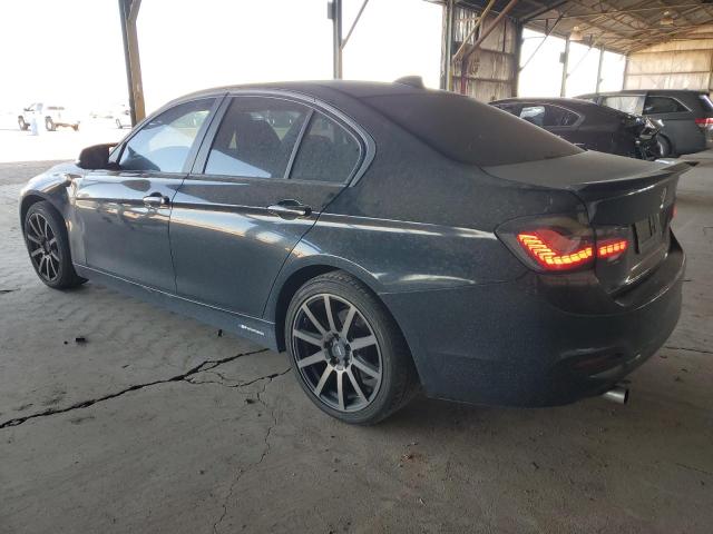 BMW 320 I 2016 black  gas WBA8E1G51GNU11574 photo #3