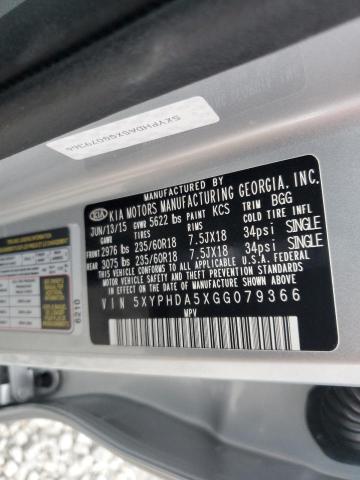 2016 KIA SORENTO EX - 5XYPHDA5XGG079366