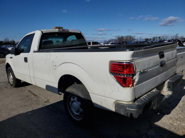 FORD F150 2013 white pickup flexible fuel 1FTMF1CM4DKE20455 photo #3