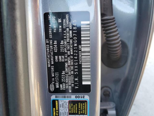 2021 KIA K5 LXS - 5XXG14J21MG071845