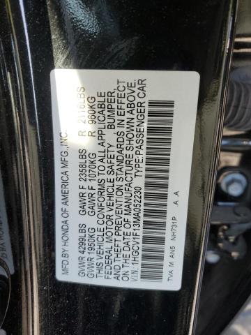 2021 HONDA ACCORD LX - 1HGCV1F13MA052230