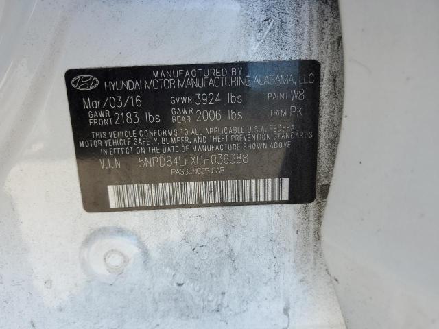 2017 HYUNDAI ELANTRA SE - 5NPD84LFXHH036388