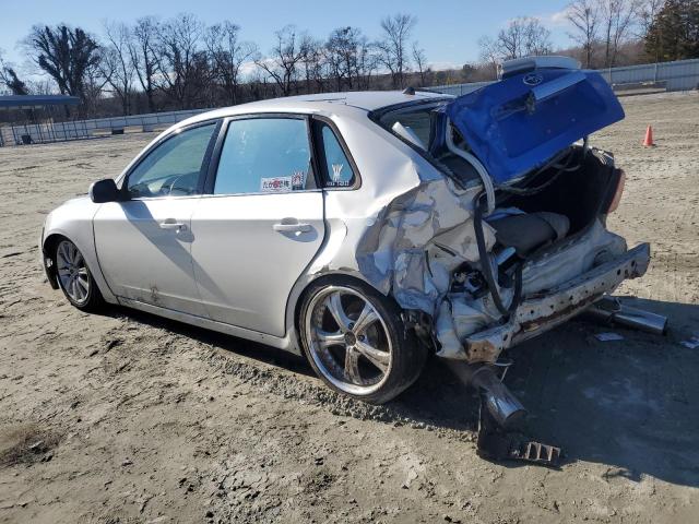 SUBARU IMPREZA WR 2008 white  gas JF1GE75658G502825 photo #3