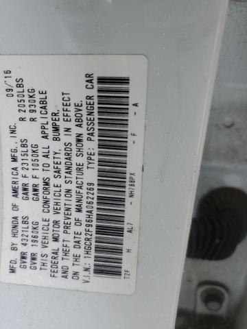 2017 HONDA ACCORD EXL - 1HGCR2F96HA062269