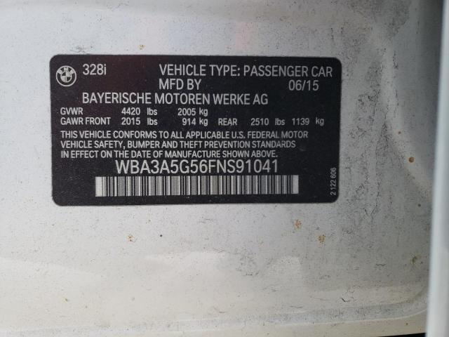 2015 BMW 328 I WBA3A5G56FNS91041