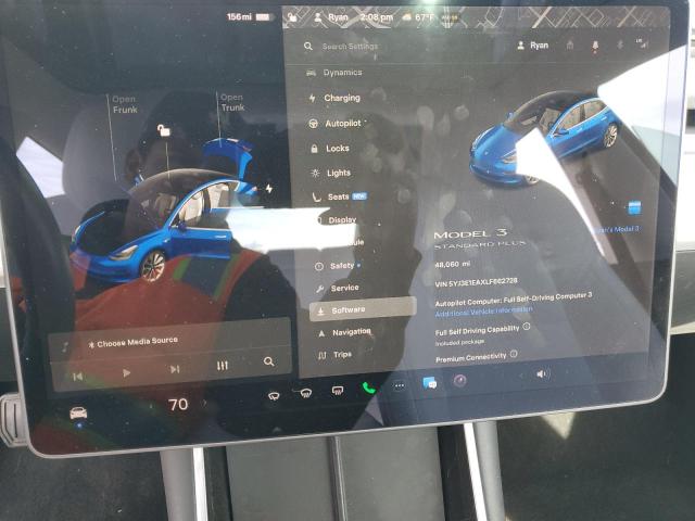 2020 TESLA MODEL 3 #3283999795