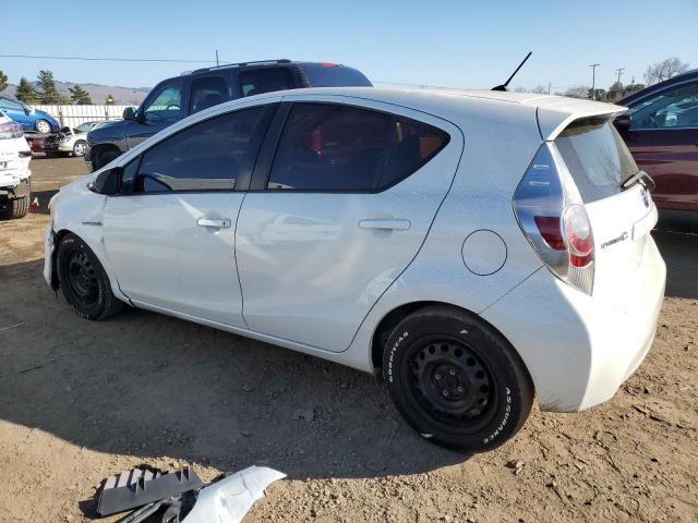 TOYOTA PRIUS C 2014 white  hybrid engine JTDKDTB37E1558628 photo #3