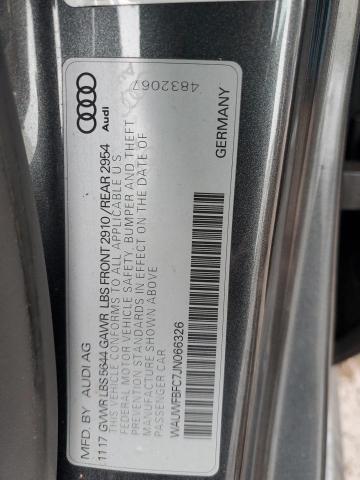 2018 AUDI S7 PREMIUM WAUWFBFC7JN066326