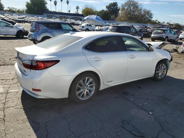 LEXUS ES 300H 2017 white  hybrid engine JTHBW1GG9H2140921 photo #4