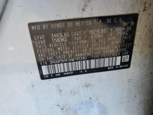 2019 HONDA FIT LX - 3HGGK5H41KM745340