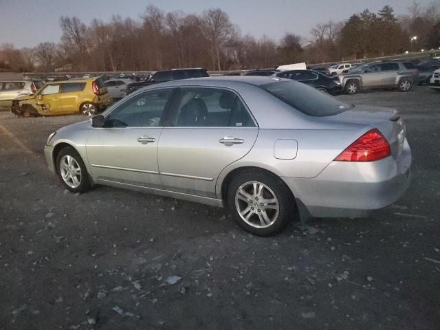 HONDA ACCORD EX 2007 silver sedan 4d gas 1HGCM56867A138806 photo #3