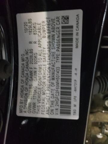 2021 HONDA CIVIC LX - 2HGFC2F69MH501433
