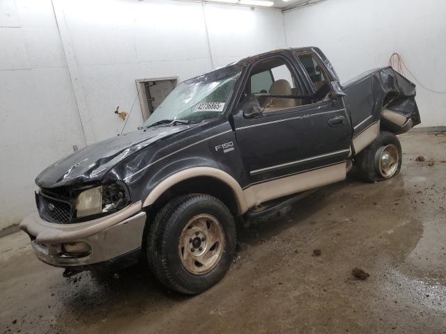 FORD F150 1998 black  gas 1FTRX18L3WNA48045 photo #1