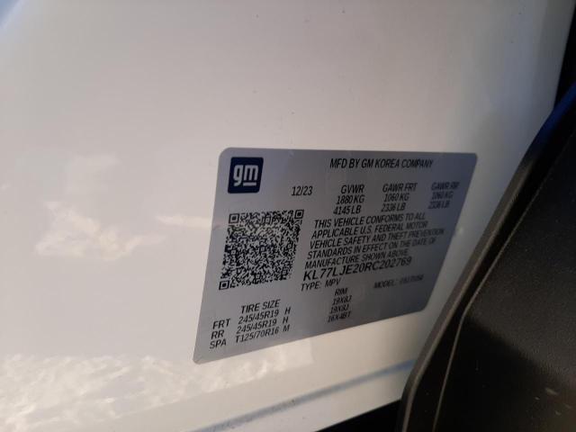 2024 CHEVROLET TRAX 2RS - KL77LJE20RC202769