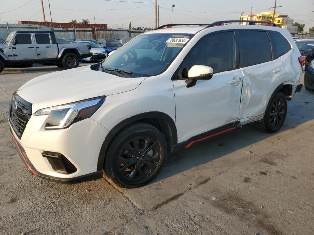 SUBARU FORESTER S 2022 white  gas JF2SKAJC3NH416975 photo #1