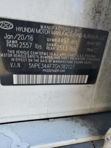 2016 HYUNDAI SONATA SPO - 5NPE34AF7GH382127