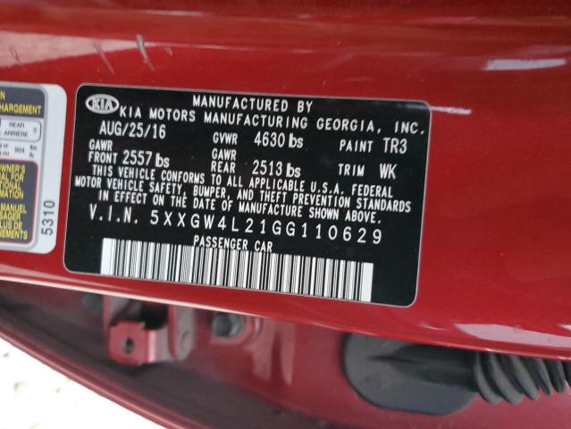 2016 KIA OPTIMA SX #3309808331