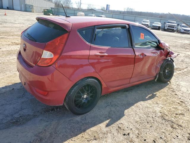 HYUNDAI ACCENT GLS 2012 red hatchbac gas KMHCU5AE4CU017563 photo #4