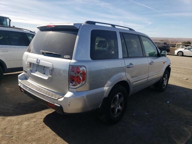 HONDA PILOT EX 2006 silver  gas 5FNYF28426B045584 photo #4