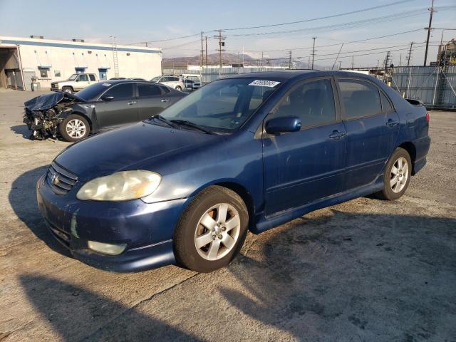 TOYOTA COROLLA CE 2004 blue  gas 2T1BR32E54C287355 photo #1