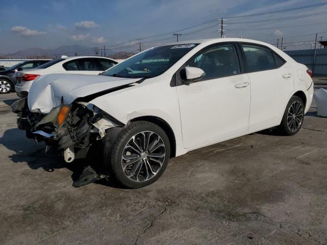 TOYOTA COROLLA L 2014 white  gas 5YFBURHE0EP012261 photo #1