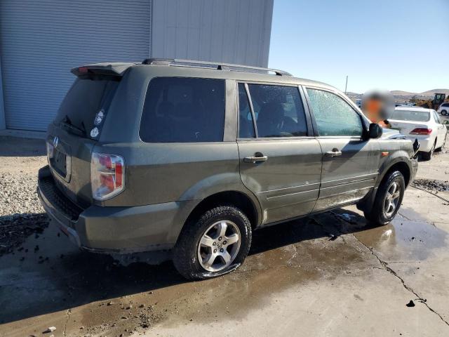 HONDA PILOT EX 2006 green  gas 5FNYF28406B014897 photo #4