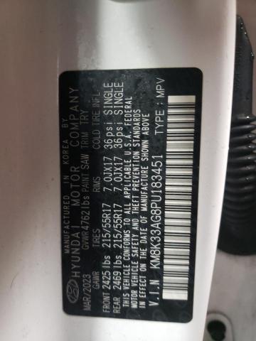 2023 HYUNDAI KONA SEL - KM8K33AG8PU183451